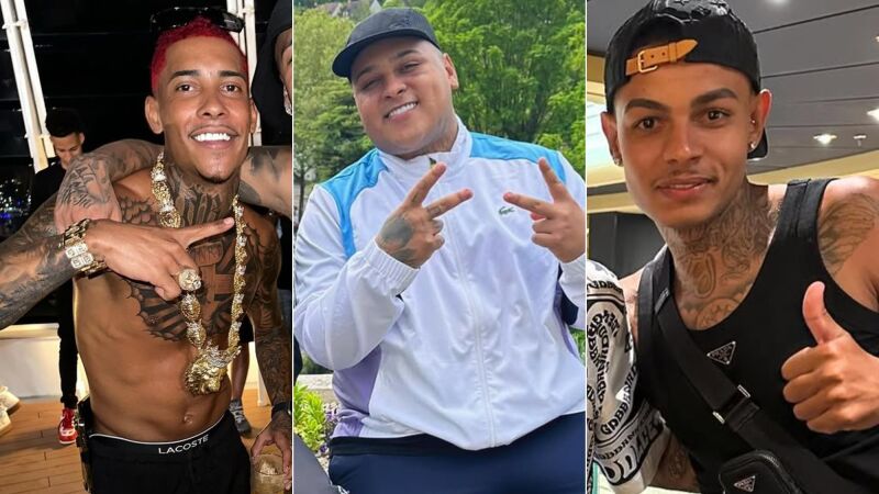 Poze do Rodo, Mc Ryan SP e Raphael Sousa Oliveira, dono da 