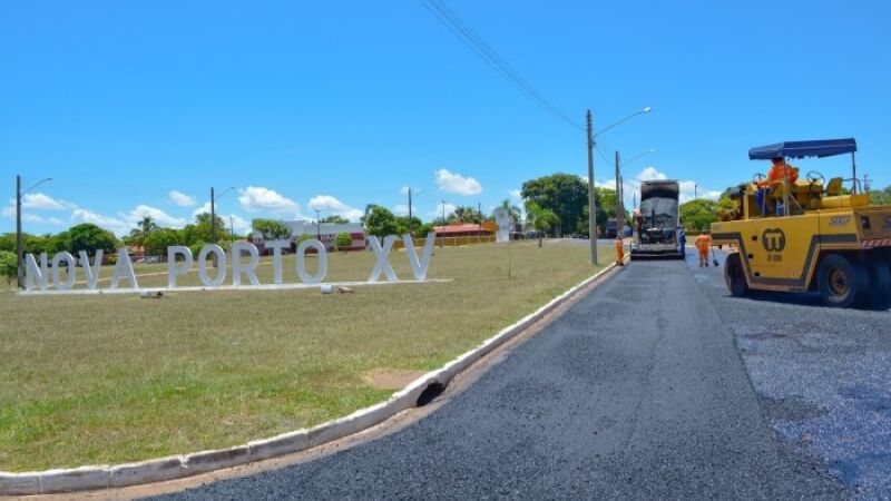 Pavimentação de Nova Porto XV