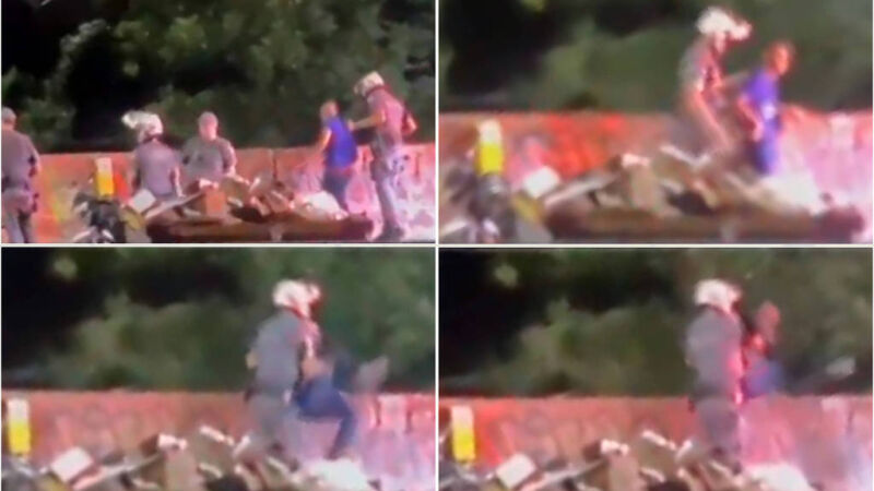 Ação do policial contra o manobrista foi filmada e por conta distas provas ele será levado a júri popular agora 