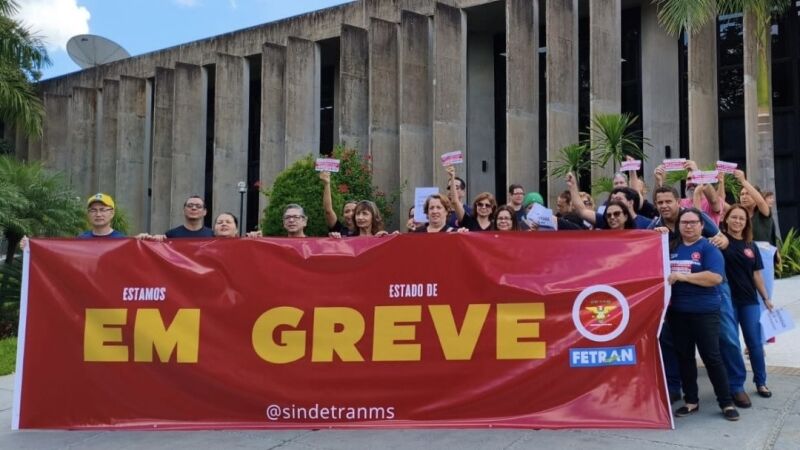 Enquanto durar essa paralisação dos servidores, os serviços prestados pelo Detran-MS ficam comprometidos