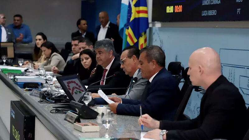 Sessão da Câmara Municipal em que o projeto de lei foi aprovado por 24 votos a favor e apenas 2 contrários em 2024