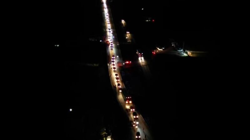 Congestionamento se formou na BR-262 em Campo Grande