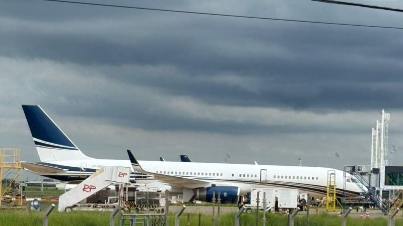 Aeronave de luxo está 