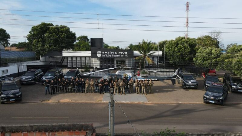 Polícia deflagrou Operação Leviatã na manhã desta segunda-feira em Coxim