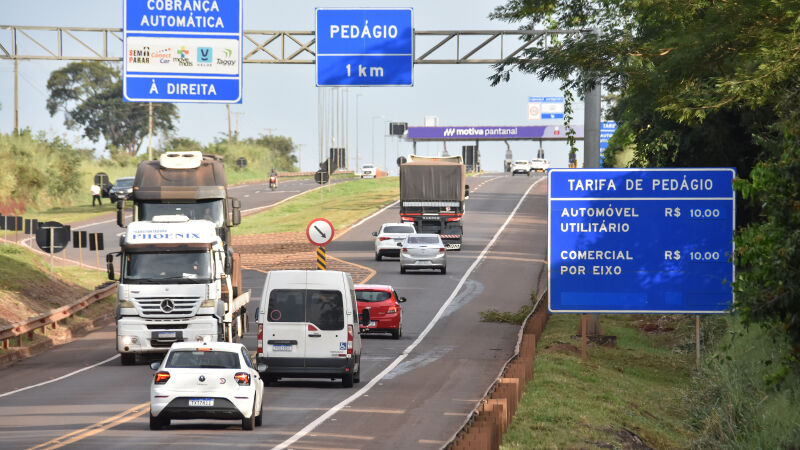 Pedágio na praça de Campo Grande pode saltar de R$ 10 para R$ 14, caso aumento seja aprovado