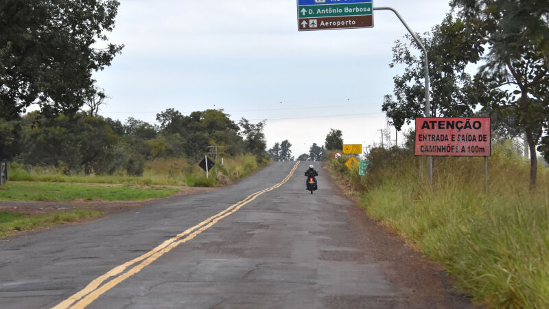 MS-010, em Campo Grande, é uma das rodovias que está na lista da licitação para tapa-buraco