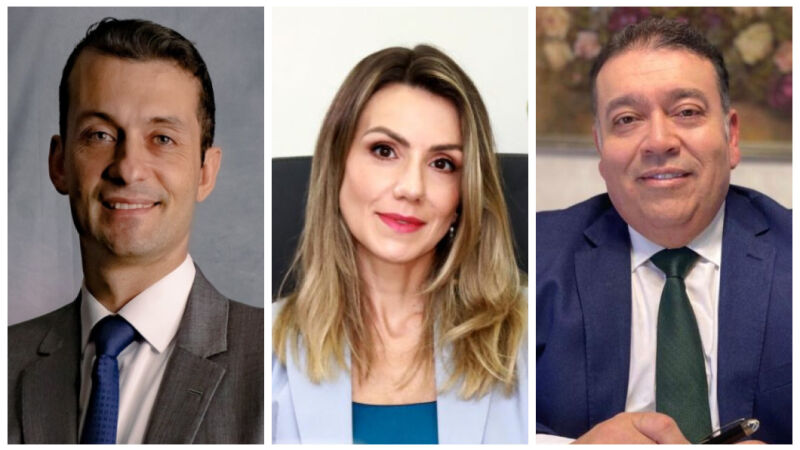 Dadinho Cury, Ana Carolina Ali e José Roberto da Rosa  
