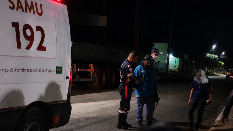 Polícia Militar isolou a área para os trabalhos da perícia e início das investigações sobre o homicídio