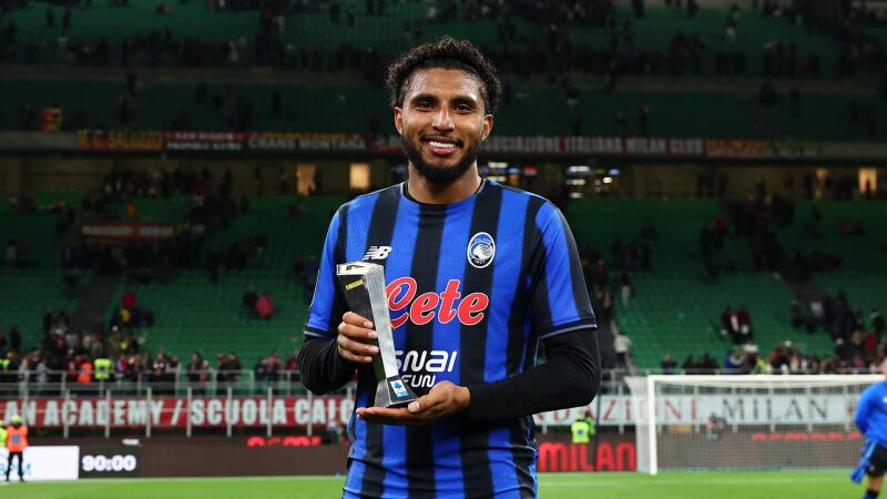 Autor do primeiro gol, Éderson foi eleito o melhor da partida contra o Milan, no dia 10 de maio
