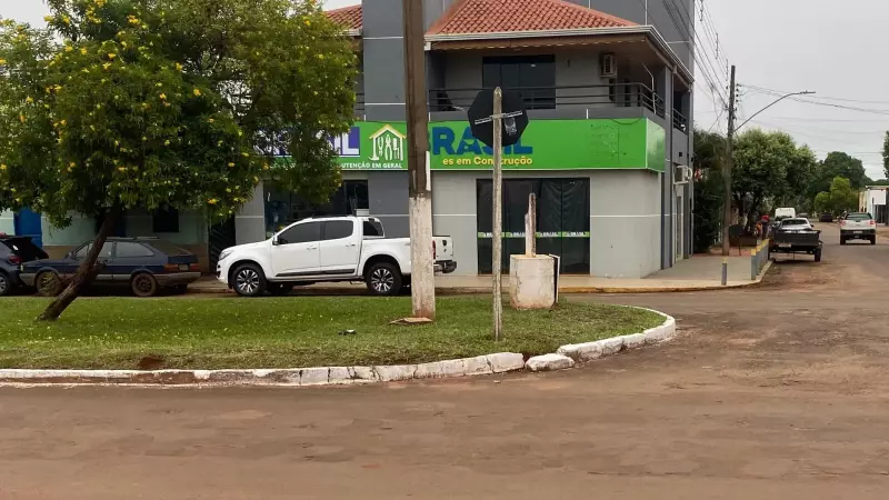 Carros em frente a casa do ex-vereador