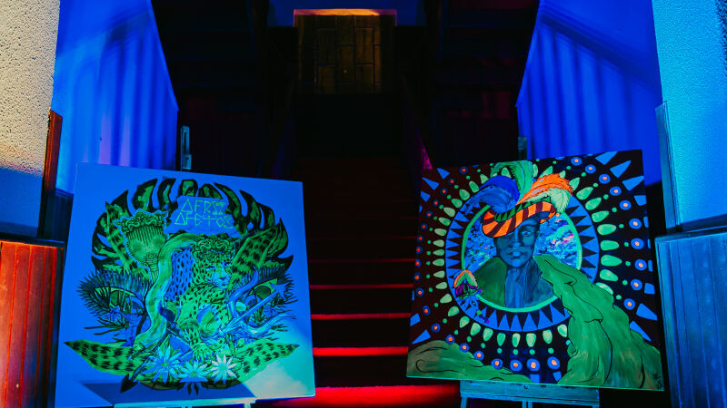 Além de música, poesia e moda, projeto Afroafetos envolve artes plásticas, que ajudam a compôr a identidade visual do coletivo