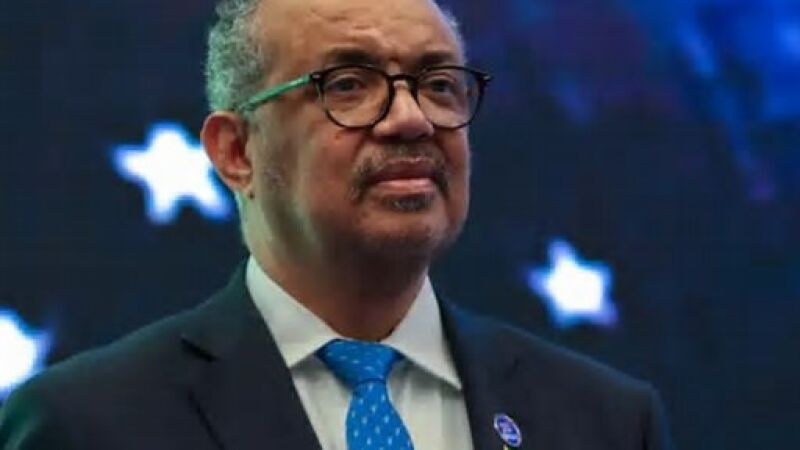Tedros Adhanom, diretor da OMS