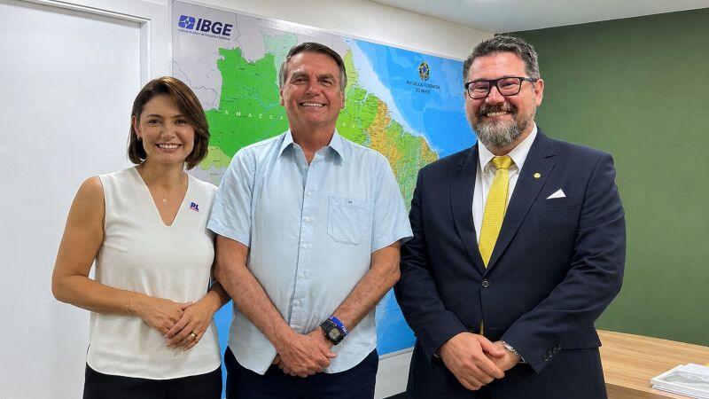 Michelle reafirmou que Pollon é o escolhido de Bolsonaro para disputar o Senado em MS