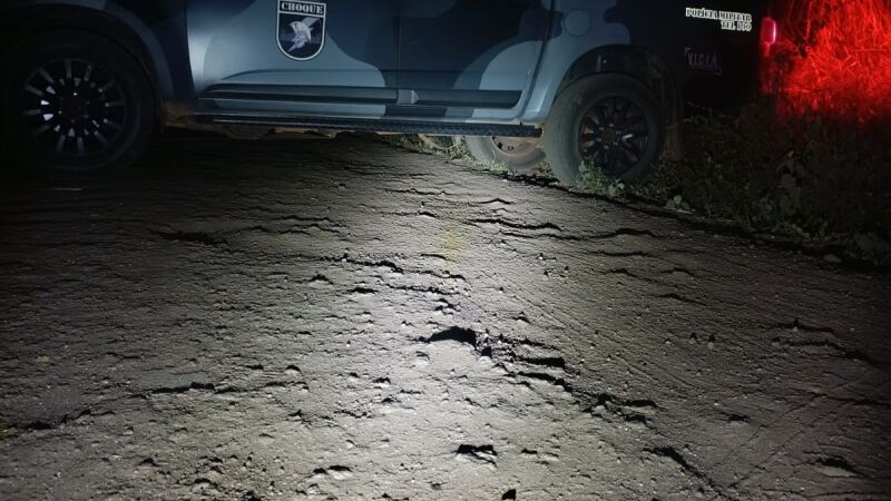 Arma utilizada pelos criminosos