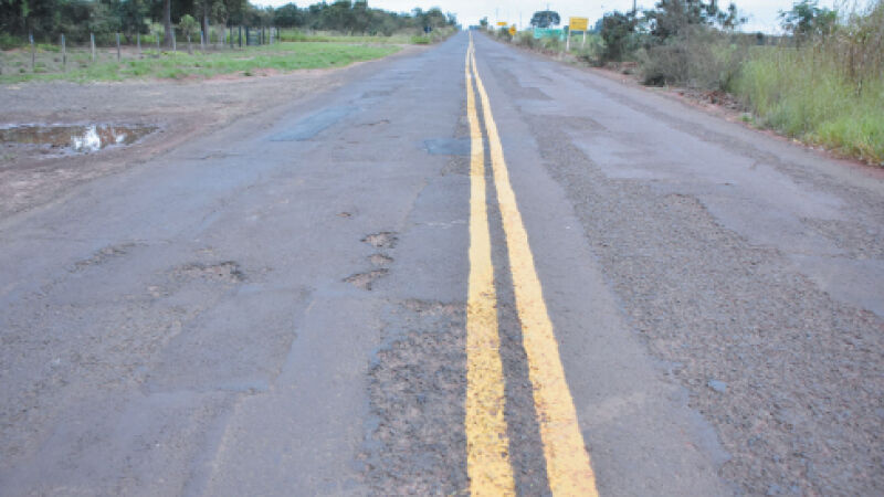 A MS-010, em Campo Grande, faz parte de um dos lotes presentes no pacotão bilionário de obras