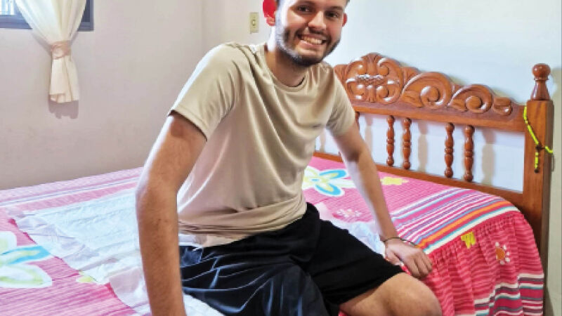 Luiz Otávio conseguiu recuperar o movimento dos braços e já consegue sentar e levantar peso