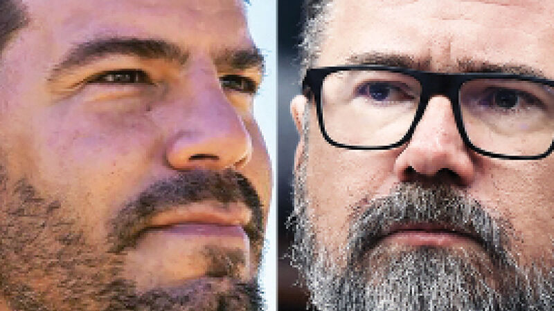 O ex-deputado Capitão Contar e o deputado Marcos Pollon