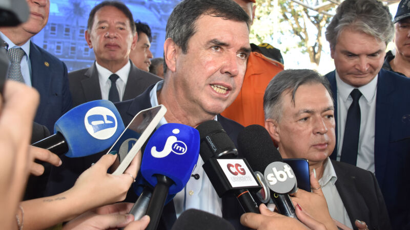 Riedel, em coletiva de imprensa realizada na tarde desta terça-feira (30), no Comando Geral da PMMS