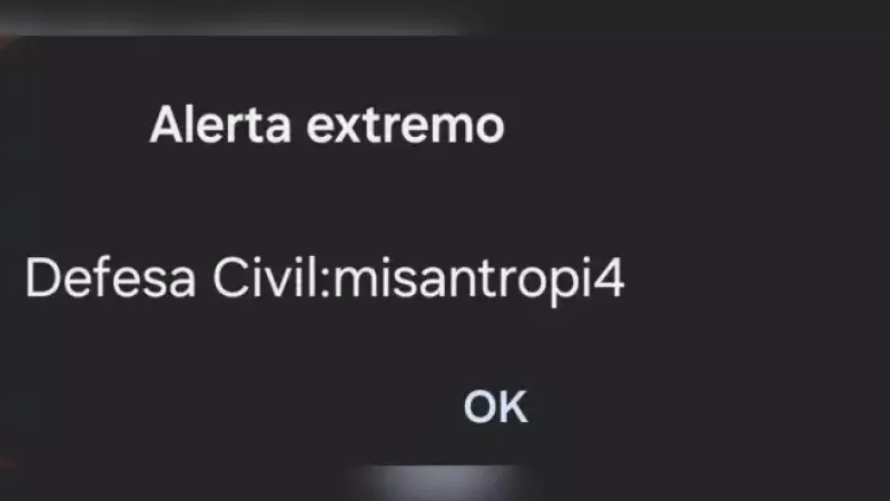 O falso alerta chegou aos celulares em MS à meia noite, em meio à chuva que atingia boa parte do Estado