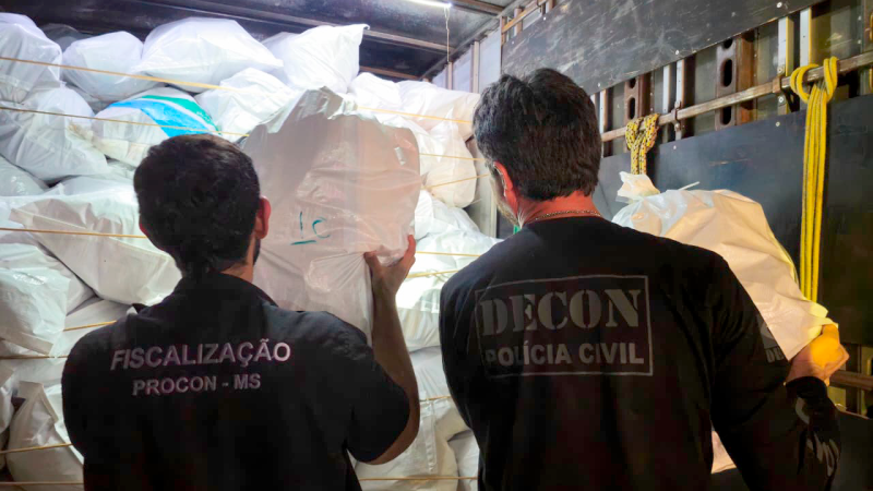 Ação foi realizada pelo Procon de Mato Grosso do Sul e pela Decon