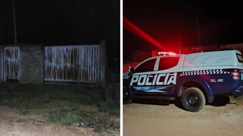 Caso mobilizou equipes da Polícia Militar, Polícia Civil e Polícia Científica no distrito de Amandina, em Ivinhema