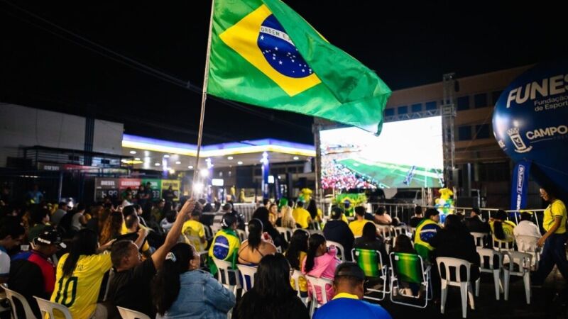 Mais de 5 mil torcedores passaram pela Cidade da Copa no último sábado (13)