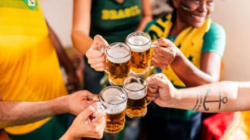 Consumo de cerveja durante jogo da seleção