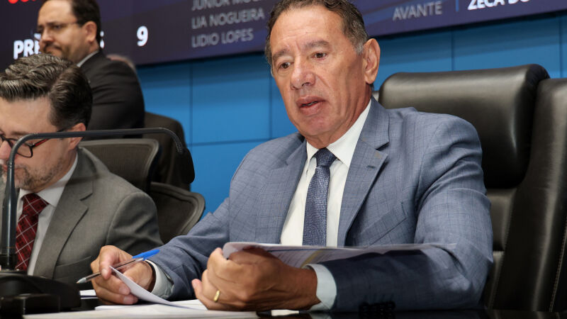 O presidente da Assembleia Legislativa de Mato Grosso do Sul, deputado estadual Gerson Claro (PP)