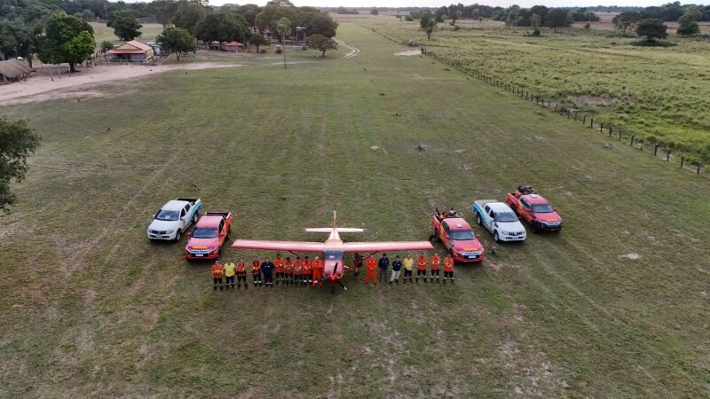 Aeronave AirTractor do Governo de MS