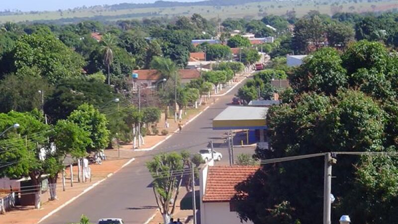 Vista da cidade de Santa Rita do Pardo