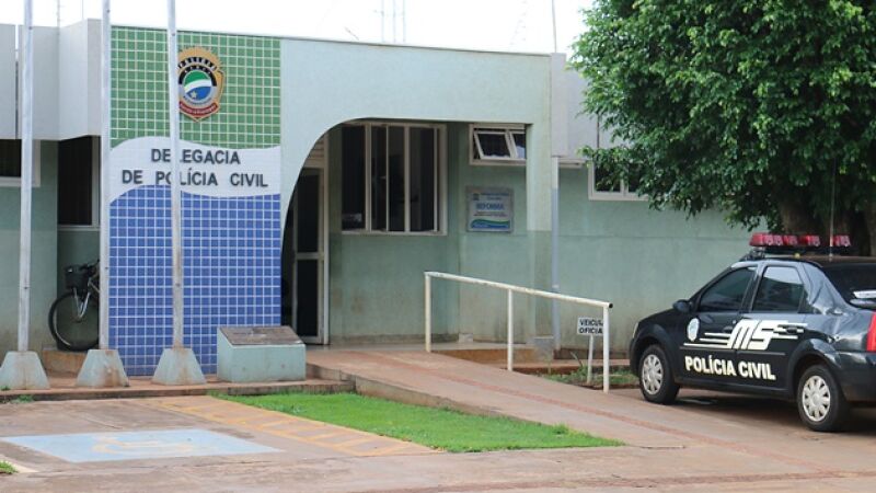 Fachada Delegacia de Polícia Civil de Sidrolândia