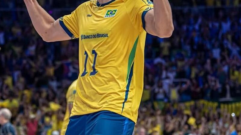 Campo-grandense Judson Nunes anota 13 pontos na vitória do Brasil sobre a Bélgica na VNL