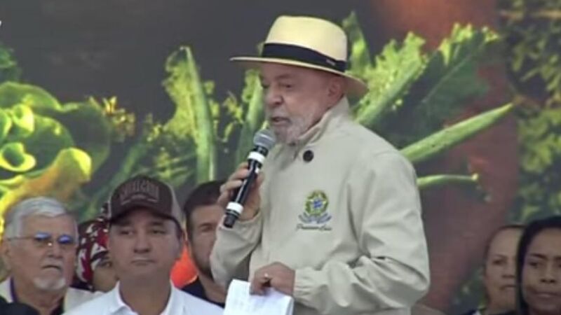 Lula durante evento em Ponta Porã nesta quinta-feira