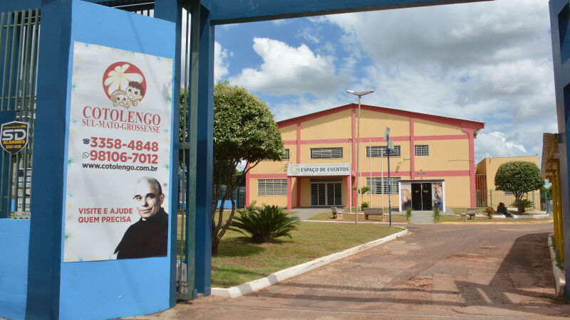 Sede do Cotolengo, localizada na rua Jamil Basmage, número 996, Mata do Jacinto, em Campo Grande