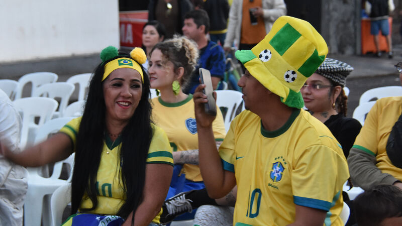 Torcedores na Cidade da Copa