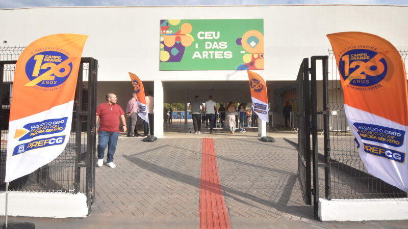 CEU das Artes foi inaugurado em Campo Grande em 2025
