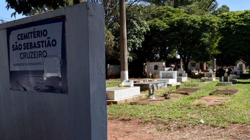 Mais de 240 sepultados no Cemitério São Sebastião serão exulmadas