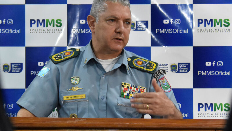 Renato dos Anjos, comandante-geral da Polícia Militar de Mato Grosso do Sul 