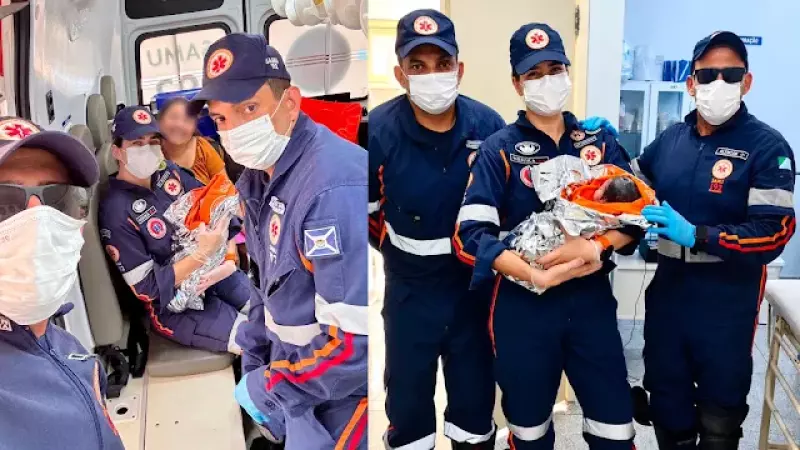 Equipe do Samu parou às margens da BR-262, próximo a Aquidauana, para realizar o parto de uma menina indígena