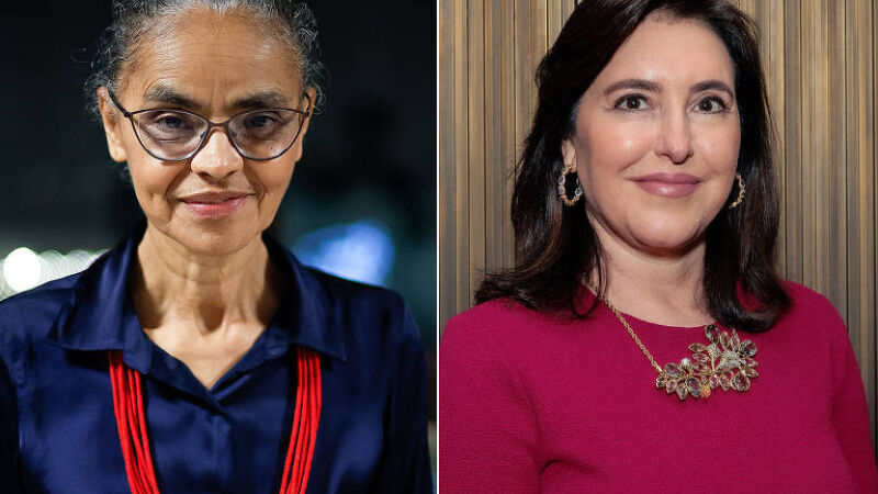 Com carreira política feita em no Acre e em MS, Marina Sile e Simone Tebet disputam vaga ao Senado por São Paulo