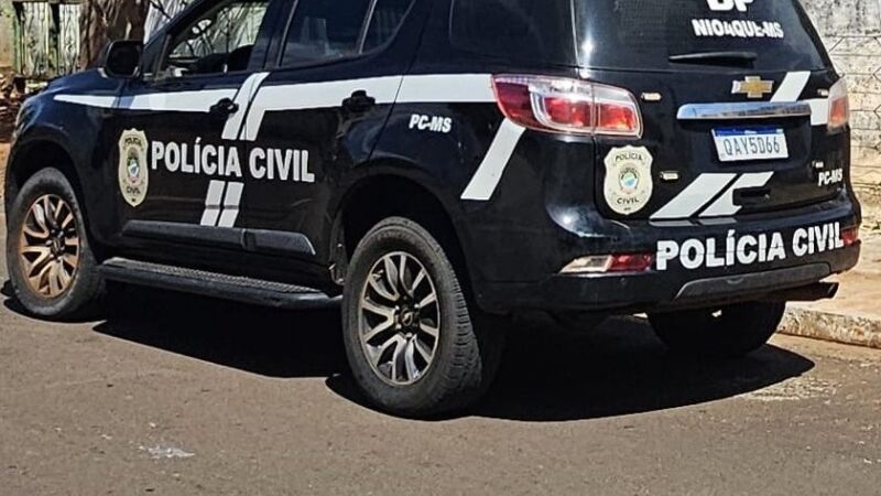 Viatura pertencente a Delegacia de Polícia Civil de Nioaque - imagem de ilustração