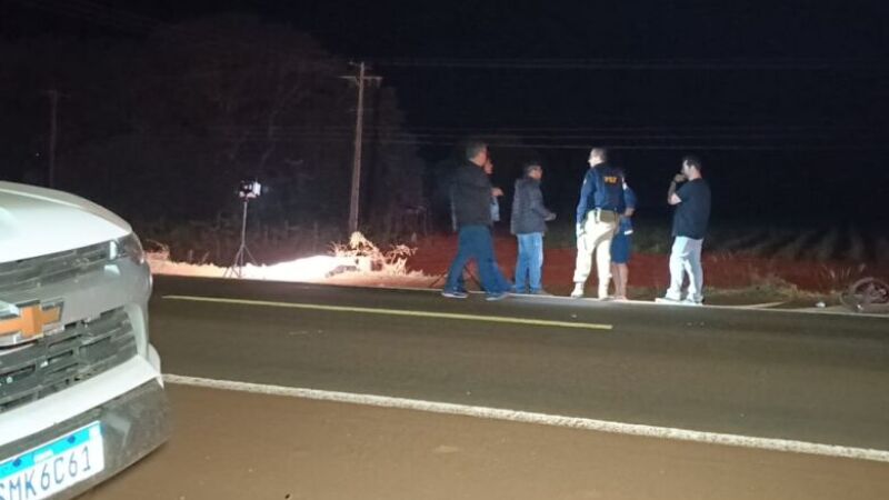 Acidente aconteceu na noite de quinta-feira (9), na MS-376, entre Dourados e Fátima do Sul, e matou o ciclista Nataniel de Souza Ramos, de 18 anos