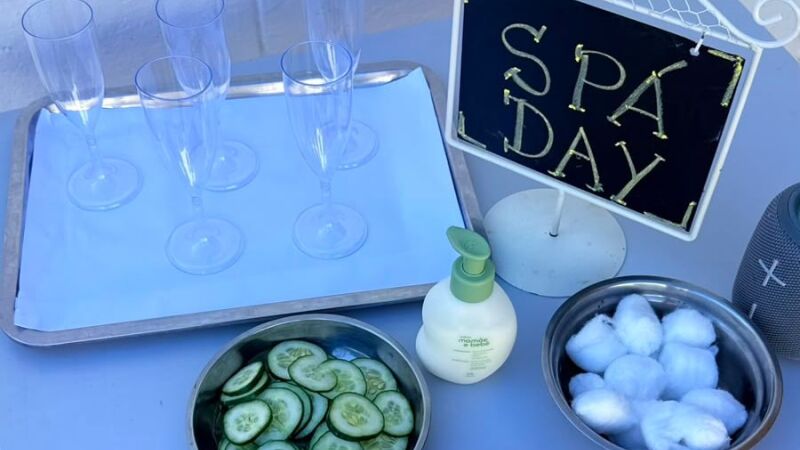 Creche promoveu Dia de Spa para crianças de até dois anos