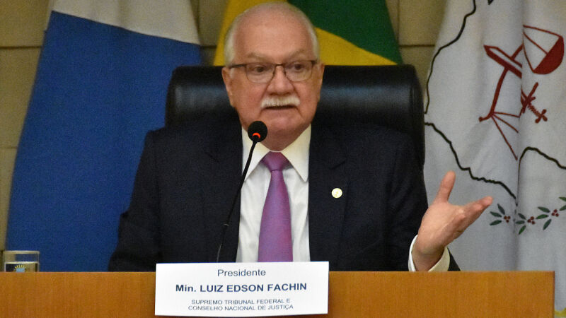 Presidente do STF, Edson Fachin, participou da  20ª Jornada Lei Maria da Penha em Campo Grande