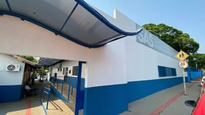 Unidade onde funciona o Centro POP, no bairro Amambaí, em Campo Grande; instalação do serviço na região provoca preocupação e divide opiniões entre moradores.
