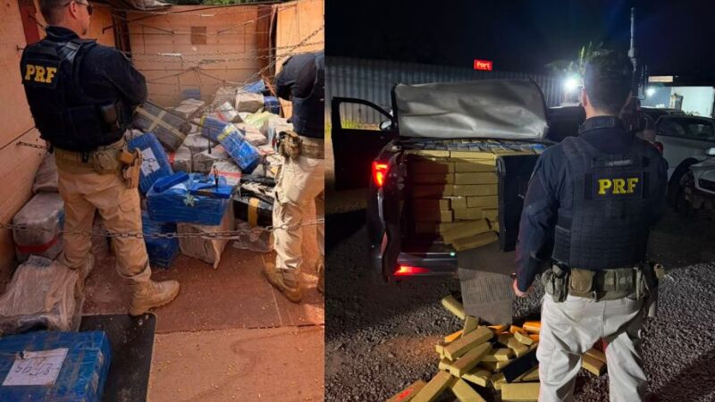 Feitas entre o interior do Estado e a Capital, aprenssões ocorreram em trechos sul-mato-grossenses das BRs 376 e 060.