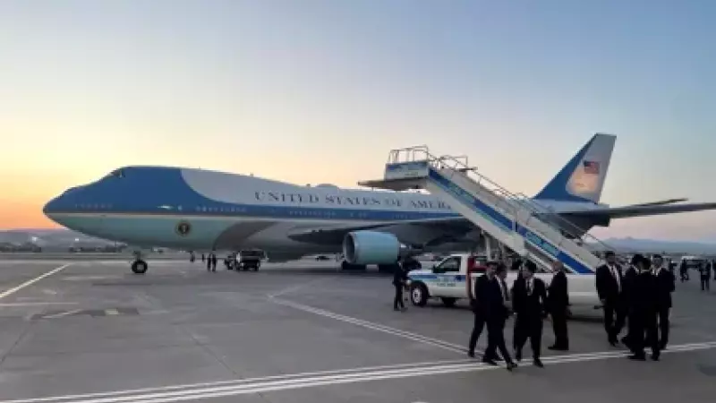 Rubio, demais integrantes da comitiva e jornalistas seguiram viagem no Force One como se nada estivesse ocorrendo