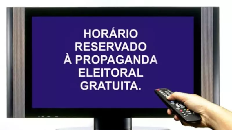 No rádio, será às 7h e ao meio-dia. Na TV, o horário eleitoral vai ao ar às 13h e às 20h30, horário de Brasília