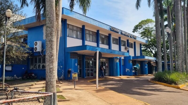 Fachada do Hospital da Vida, em Dourados