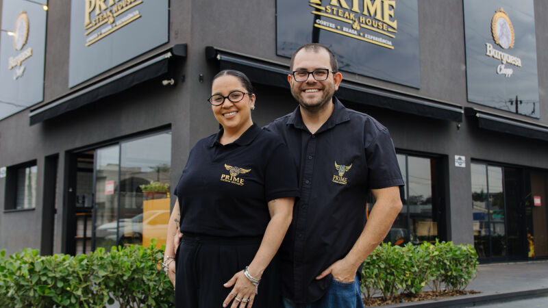 Maira Ribeiro e Luiz Fernando colocam a boa gastronomia e a hospitalidade como eixos centrais da Prime Steak House